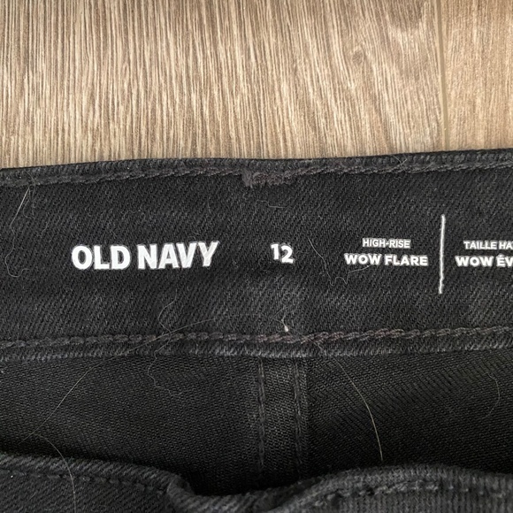 Old Navy Black Flare Jeans - Picture 4 of 4